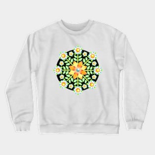 Folkloric Flower crown Crewneck Sweatshirt